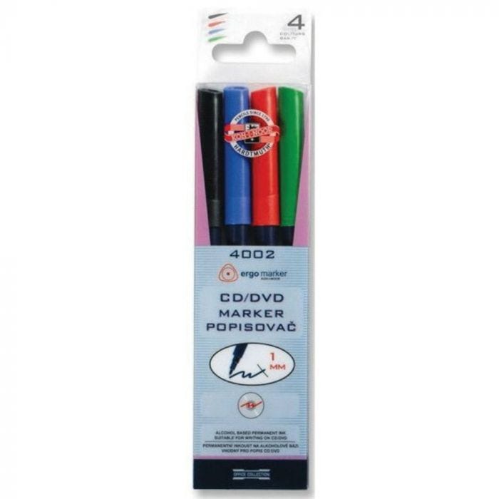 Permanent Marker 4-set Koh-i-noor