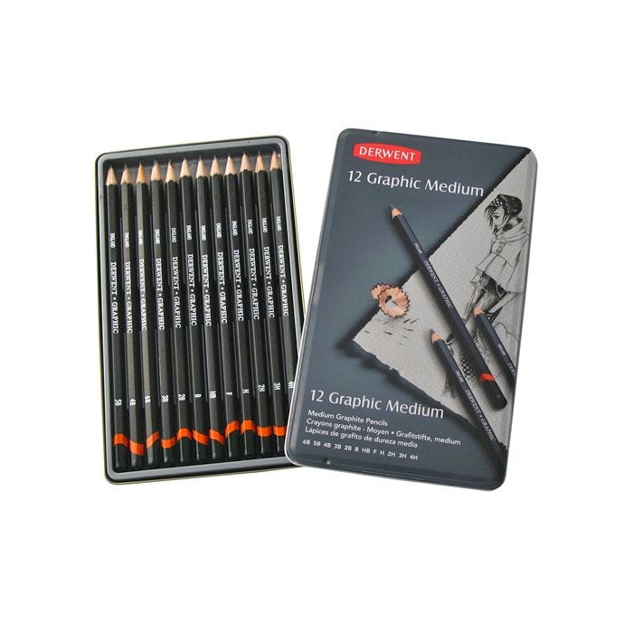 Derwent Blyertspennor 6B-4H 12set