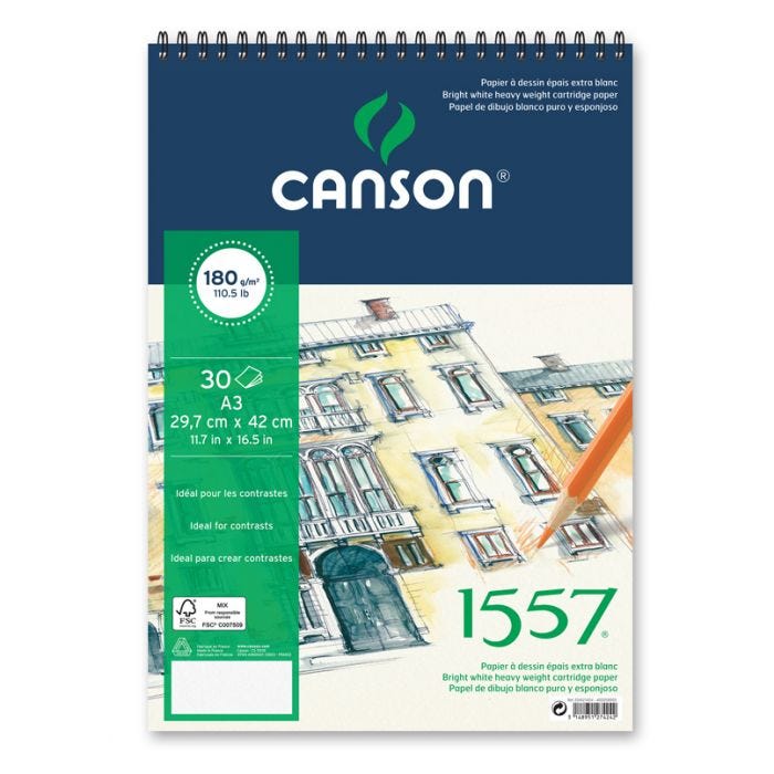 Ritblock 1557 A3 180g 30ark Canson