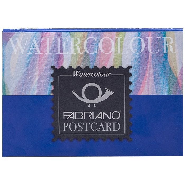 Akvarellvykort Fabriano 11x15cm 20ark
