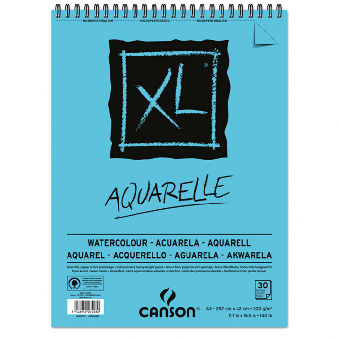Canson akvarellblock A4 30ark