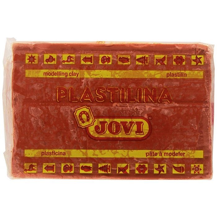 Plastilina Jovi 350g brun