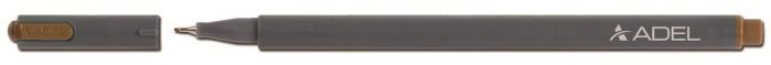 Fineliner Adel 0,4mm brun 12st vattenlöslig