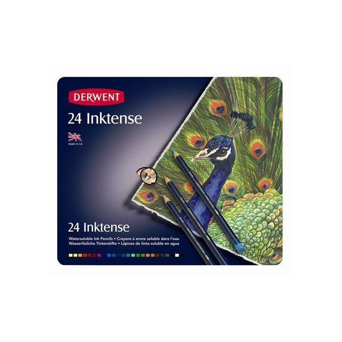 Derwent Inktense 24-set färgpenna