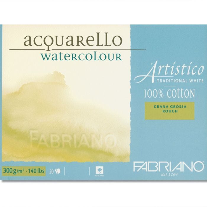 Fabriano Artistico akv.block 300g 23x30 Grov