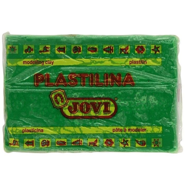 Plastilina Jovi 350g ljusgrön