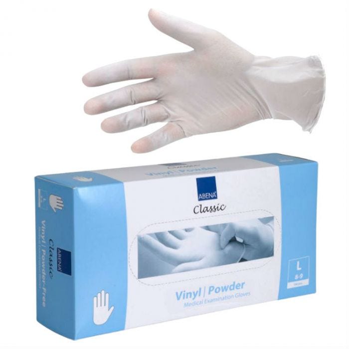 Engångshandske vinyl 100-pack storlek L