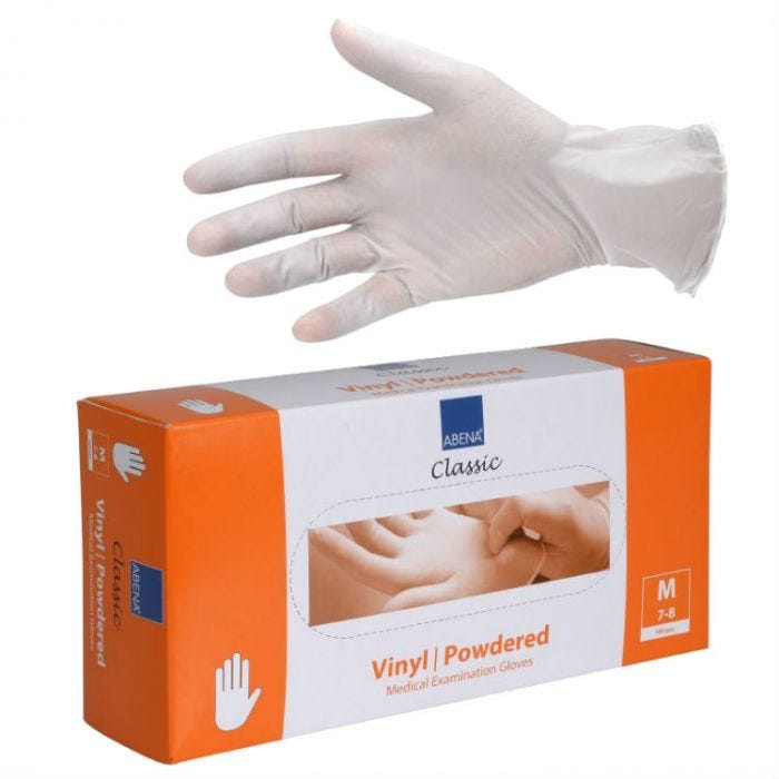 Engångshandske vinyl 100-pack storlek M