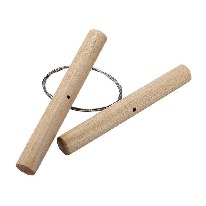 Lerskärare, rostfri tråd, 50cm