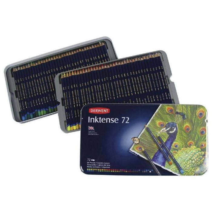 Derwent Inktense 72-set färgpenna