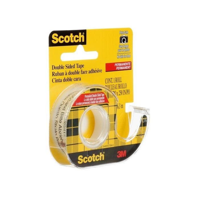 Dubbelhäftande tejp 3M 6,3mx12mm