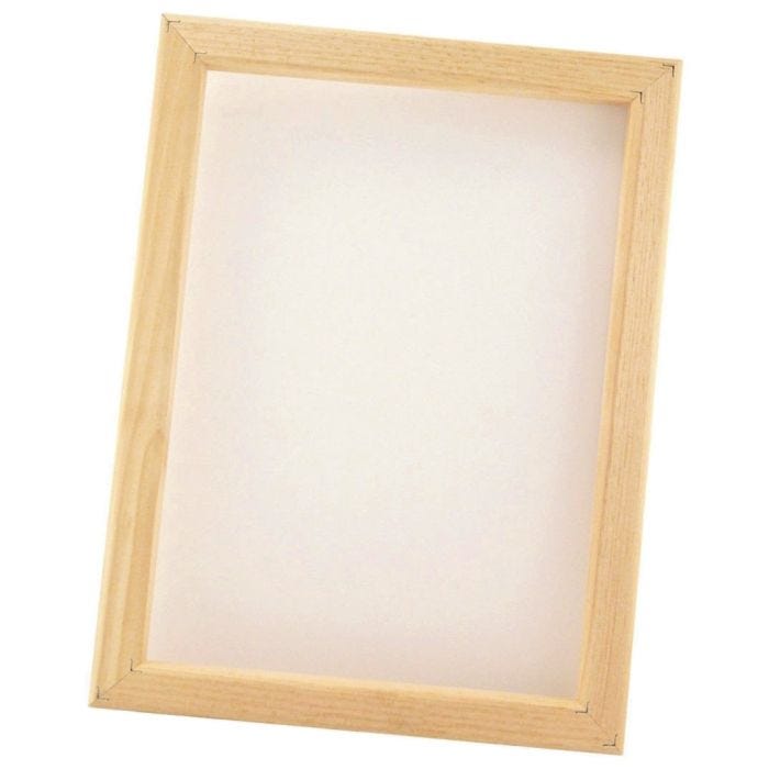 Screenram 30x40cm för papper 100-duk