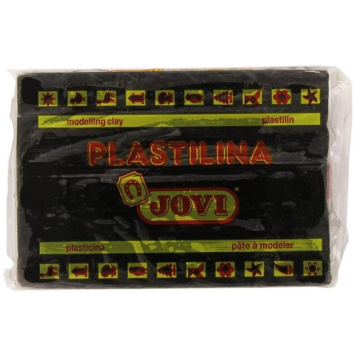 Plastilina Jovi 350g svart