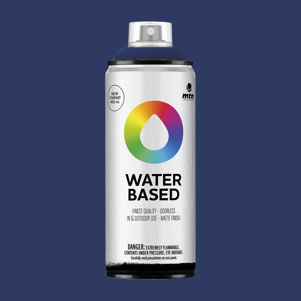 MTN waterbased sprayfärg Abyss Blue 400ml•