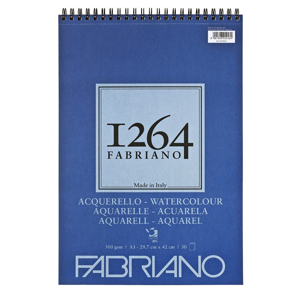 Fabriano 1264 Watercolour 300g A4 30ark