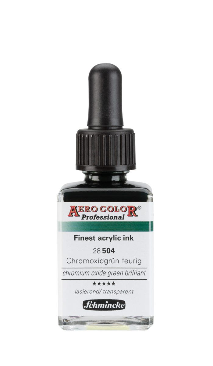Aero Color Chromium Oxide Green Brilliant 28ml Schmincke