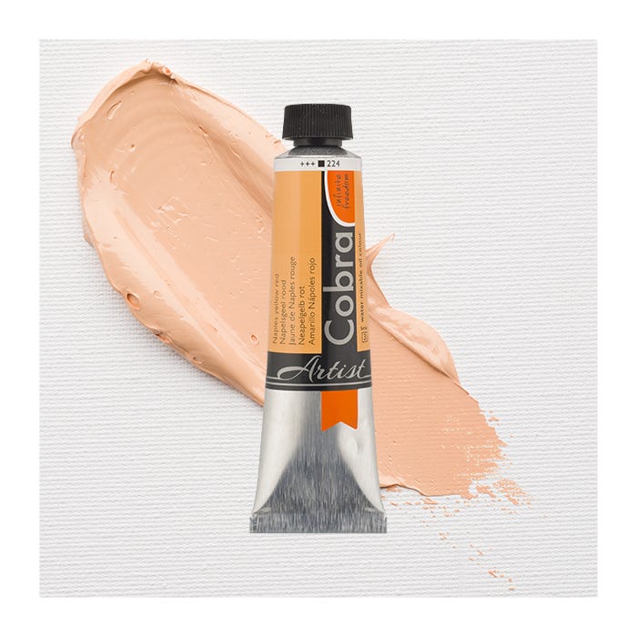 Cobra Artist oil water.m Naples Yellow Red 40ml