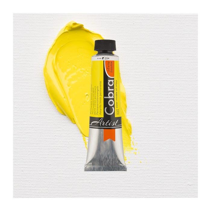 Cobra Artist oil water.m Permanent Lemon Yellow 40ml