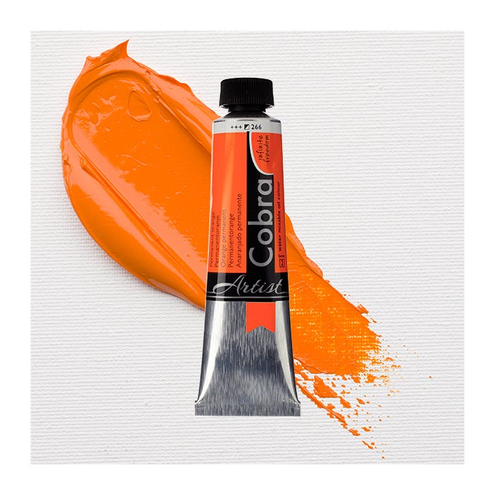 Cobra Artist oil water.m Permanent Orange 40ml