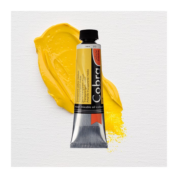Cobra Artist oil water.m Transparent Yellow Medium 40ml