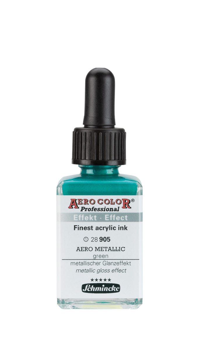 Aero Color Metallic Green 28ml Schmincke