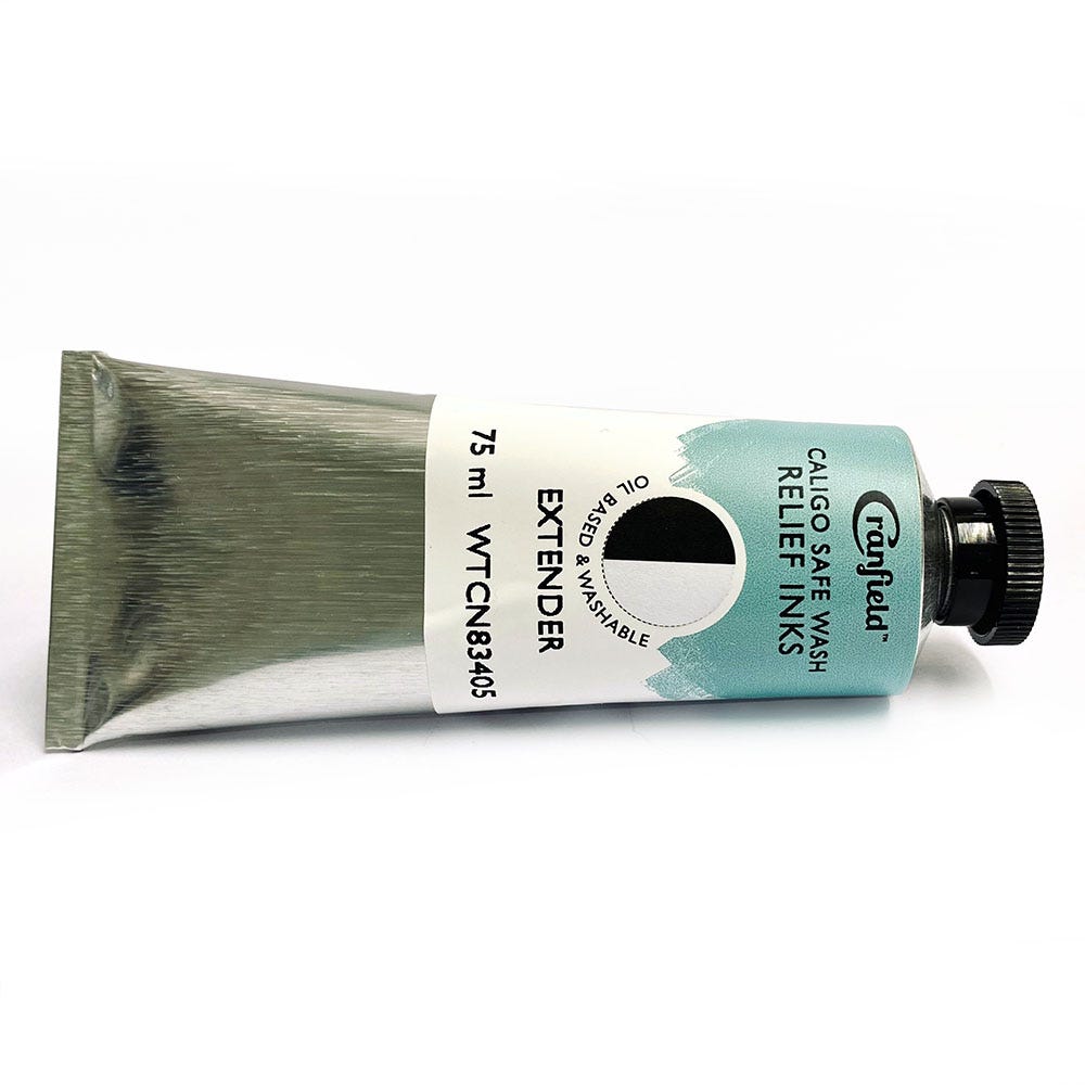 Caligo Safe wash Relief ink Opaque white 75ml