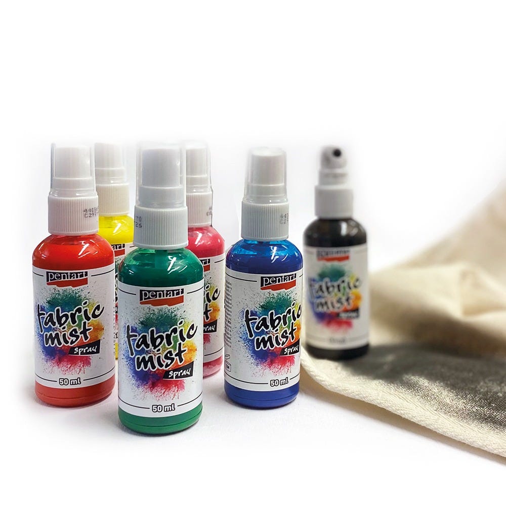 Fabric Mist sprayfärg set 6x50ml
