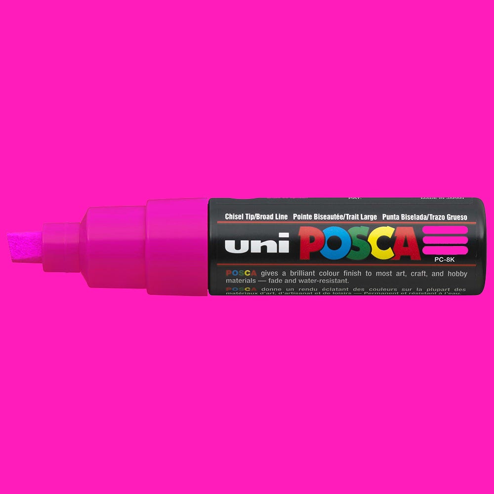 POSCA marker 8K 8mm Fluo Pink