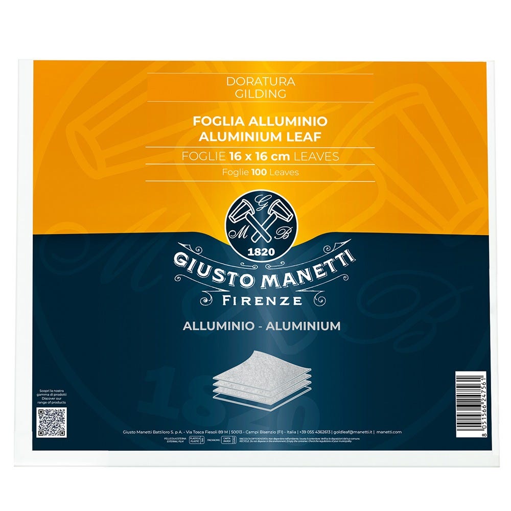 Slagmetall Silver 160x160mm 100blad