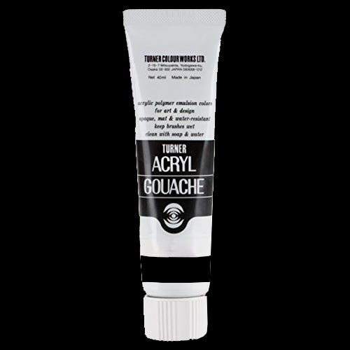 Turner Acryl Gouache Jet Black 40ml