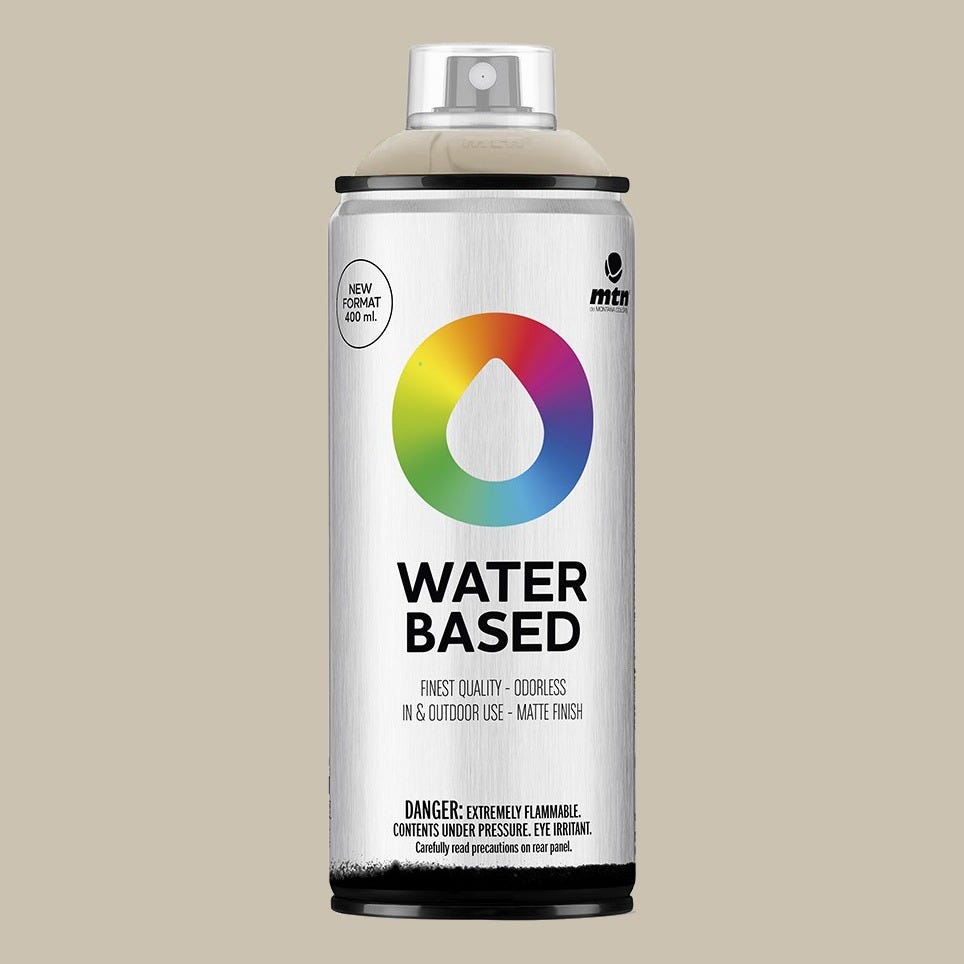 MTN waterbased sprayfärg Rapa Nui Grey 400ml