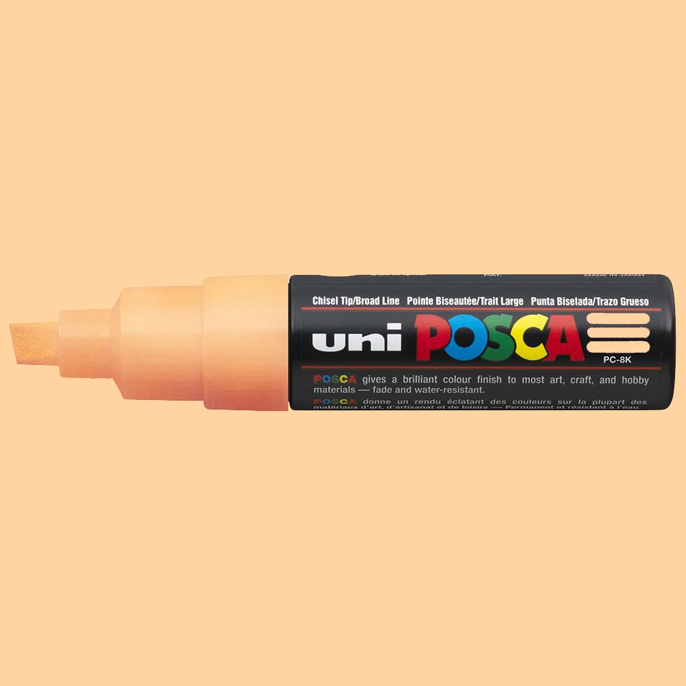 POSCA marker 8K 8mm Light Orange