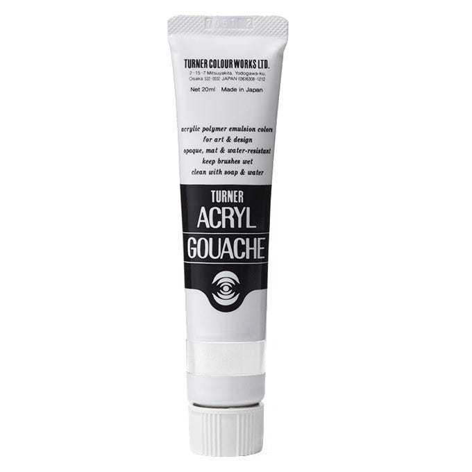 Turner Acryl Gouache White 20ml