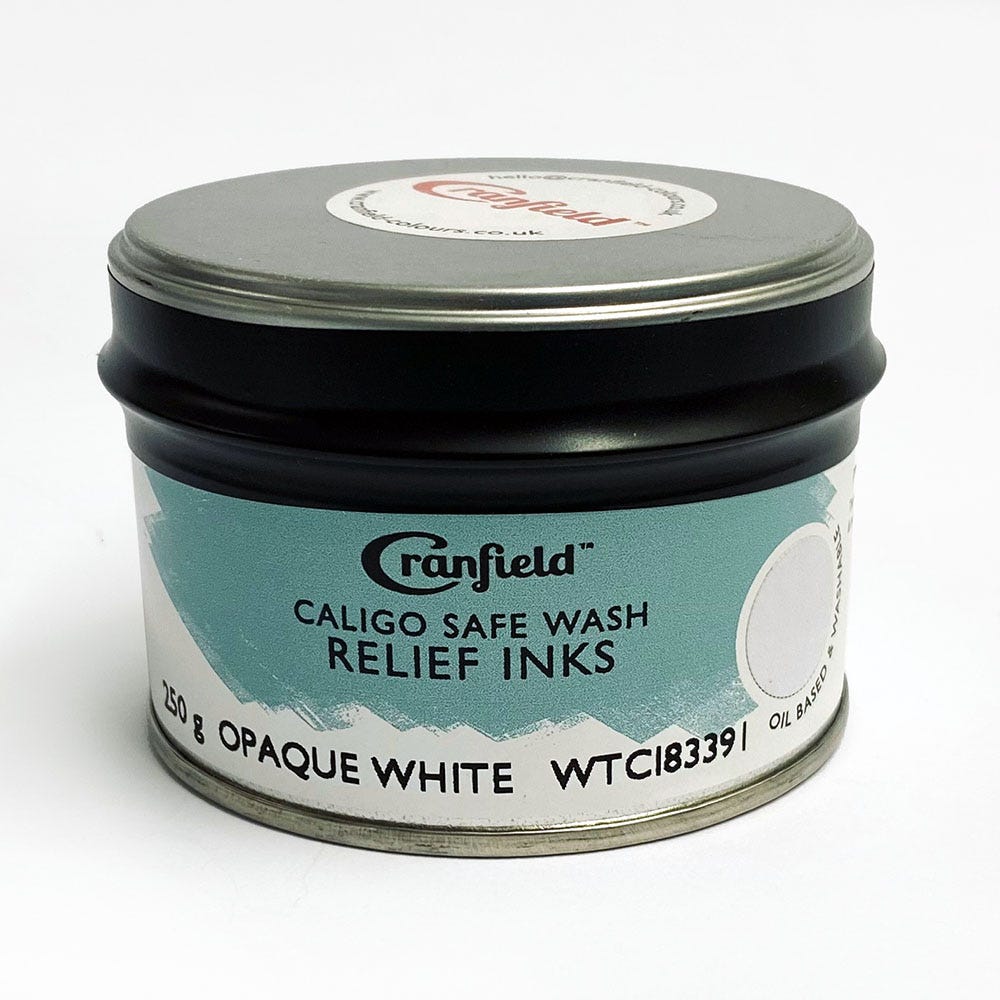 Caligo Safe wash Relief ink Opaque white 250g
