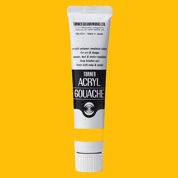 Turner Acryl Gouache Permanent Yellow Deep 20ml