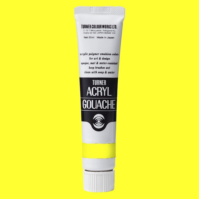Turner Acryl Gouache Permanent Lemon 20ml