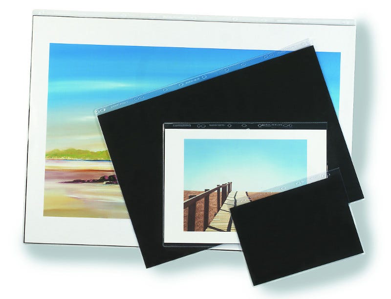 Plastficka för ringportfölj A1