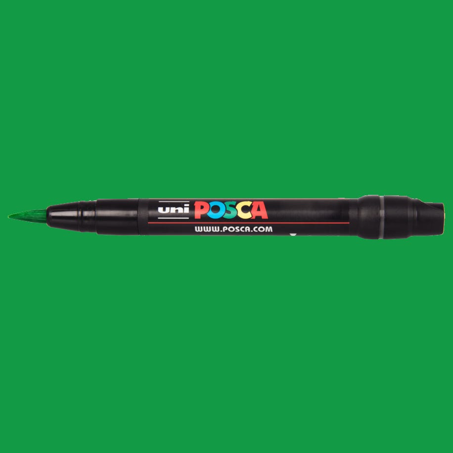 POSCA marker F350 brush Green