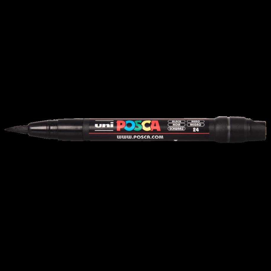 POSCA marker F350 brush Black