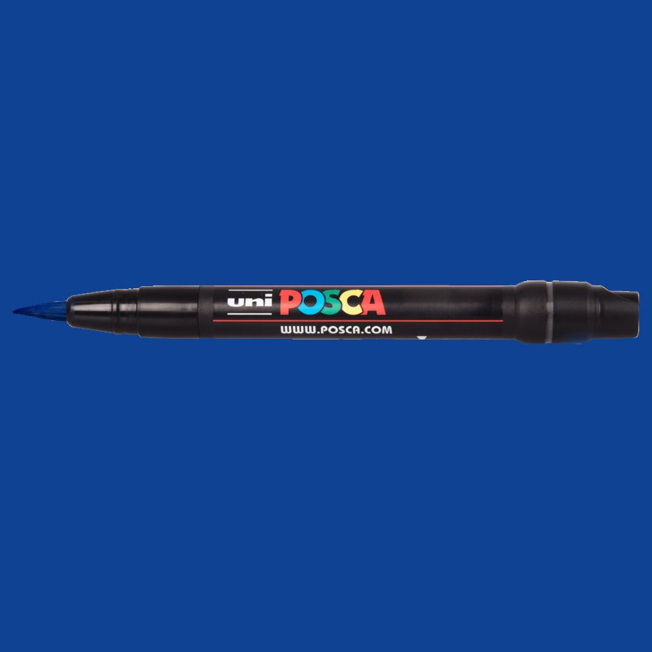 POSCA marker F350 brush Blue
