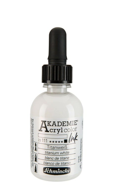 AKADEMIE®Acryl ink Titanium white 50ml