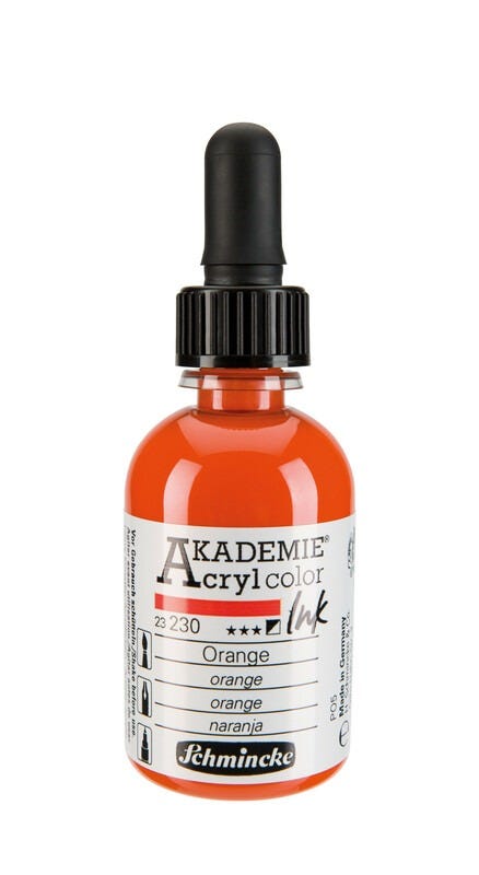 AKADEMIE®Acryl ink Orange 50ml