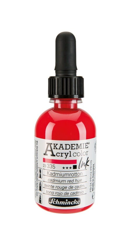 AKADEMIE®Acryl ink Cadmium red hue 50ml