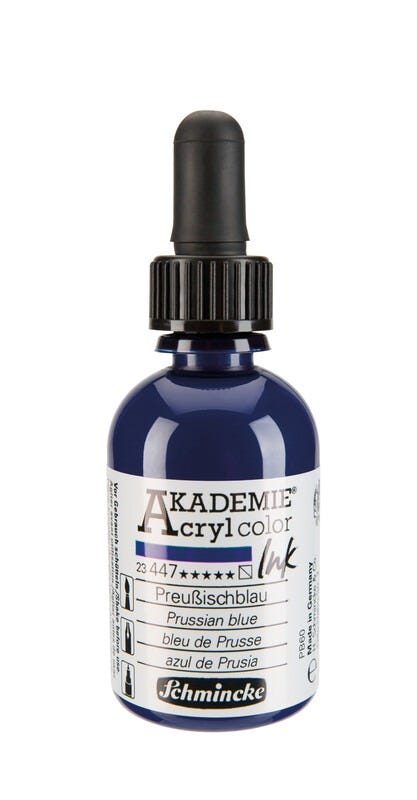 AKADEMIE®Acryl ink Prussian blue 50ml