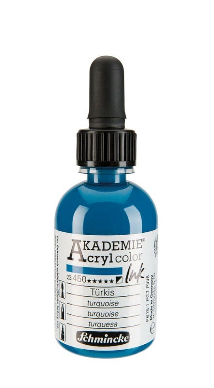 AKADEMIE®Acryl ink Turquoise 50ml