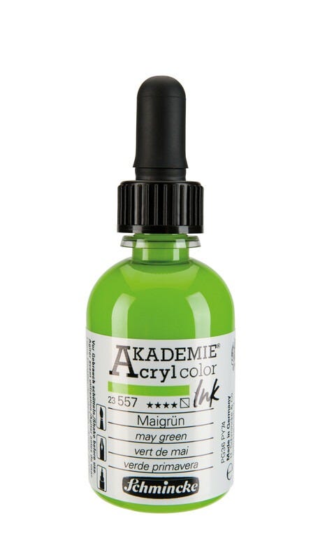 AKADEMIE®Acryl ink May green 50ml