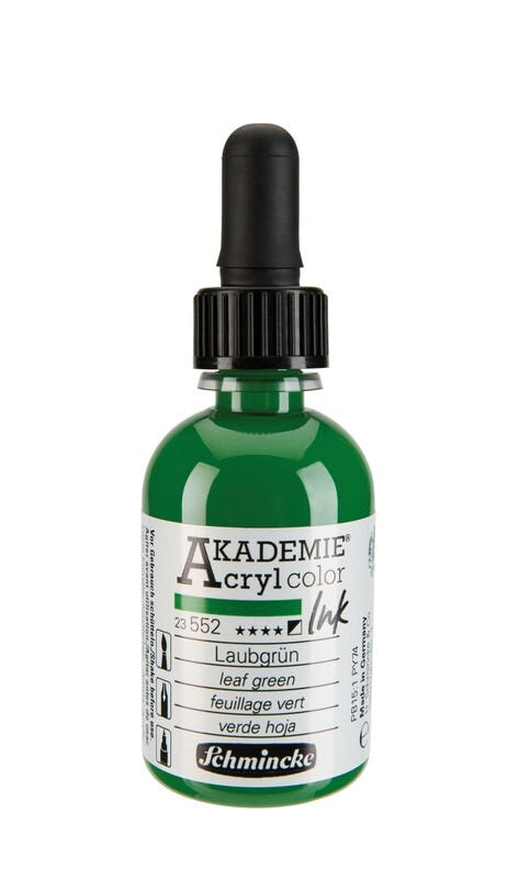 AKADEMIE®Acryl ink Leaf green 50ml