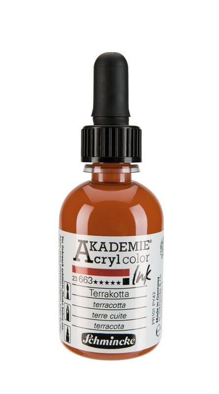 AKADEMIE®Acryl ink Terracotta 50ml