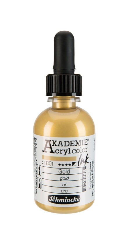 AKADEMIE®Acryl ink Gold 50ml