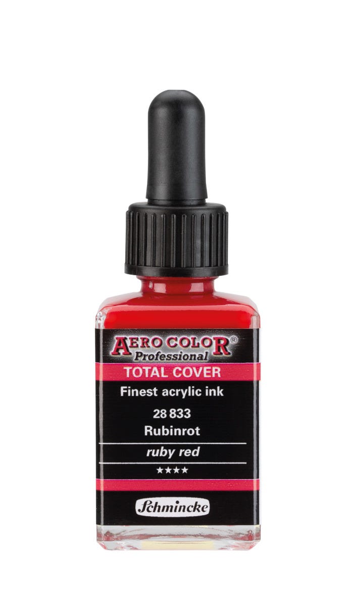 Aero Color Total cover Ruby red 28ml Schmincke